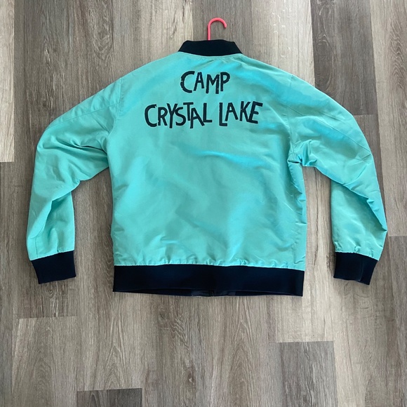 Reversible men’s Friday the 13th bomber jacket - Picture 2 of 3